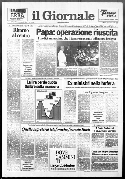 Il giornale : quotidiano del mattino